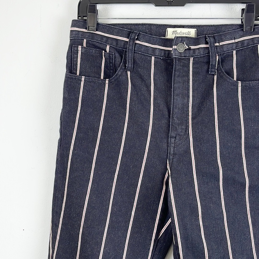 Madewell Cali Demi Boot In Elsie Stripe Size 29 - Picture 7 of 14